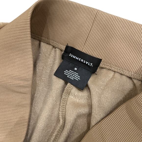 NWT Summersalt Plush Velour Jogger In Fawn - Picture 5 of 7